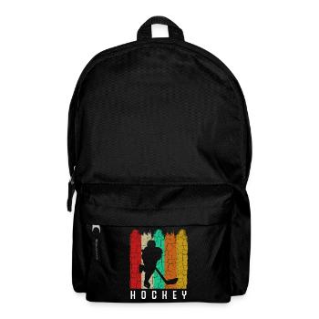 Eishockey - Rucksack - Schwarz - Vorne