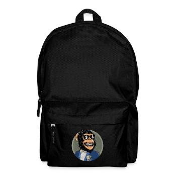 Dollar Geld Affe Stylisch Goldzahn Hipster - Rucksack - Schwarz - Vorne