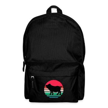 Pig Pig Pig Piglet Boar Boar - Backpack - black - Front