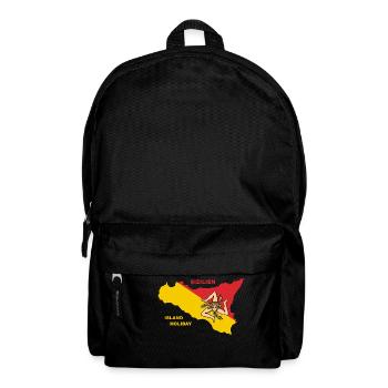 Sizilien Italien Holiday Sicily - Rucksack - Schwarz - Vorne