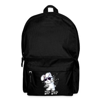 Hip Hop Lapin - Sac à dos - noir - Devant