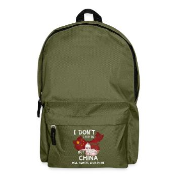 China flag home Beijing gift birthday - Backpack - olive green - Front