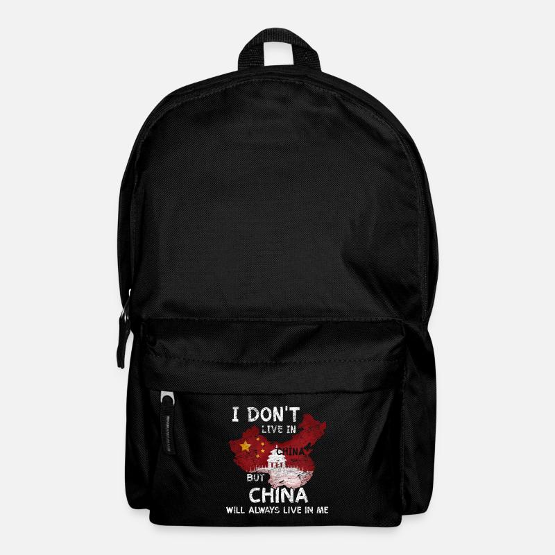 China Flagge Heimat Peking Geschenk Geburtstag - Rucksack - Schwarz