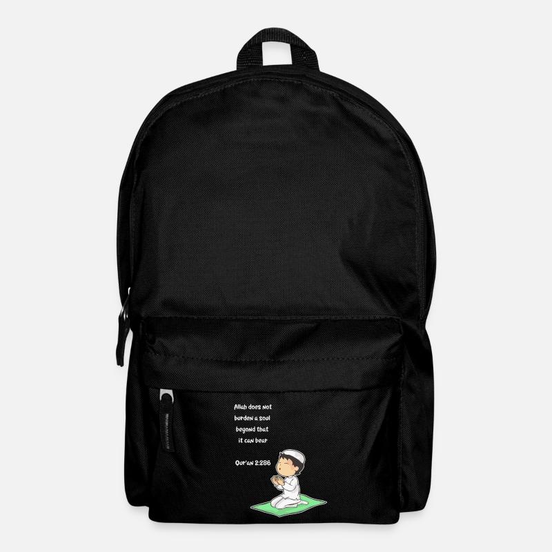 Coran Sourate verset Allah Allah Islam Cadeau Musulman - Sac à dos - noir