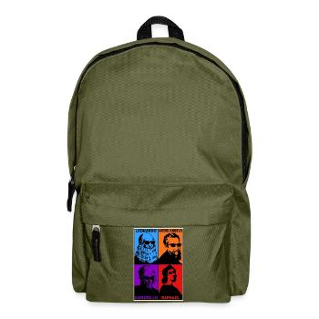 Leonardo Michelangelo Donatello Raphael - Backpack - olive green - Front