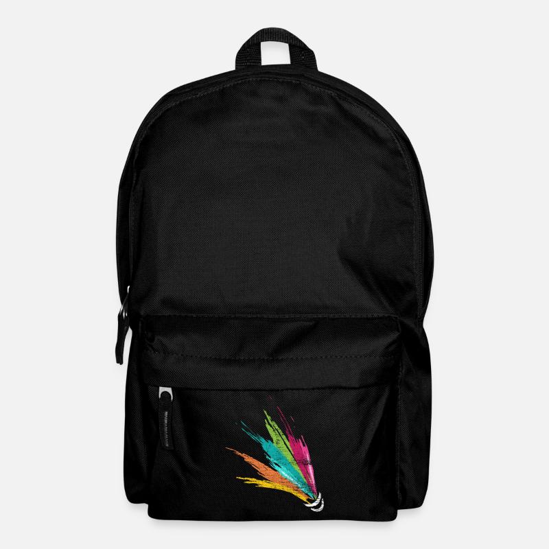 Federball Badminton - Rucksack - Schwarz