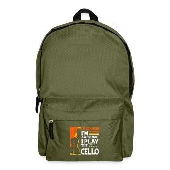 Violoncelle - Sac à dos - vert olive - Devant