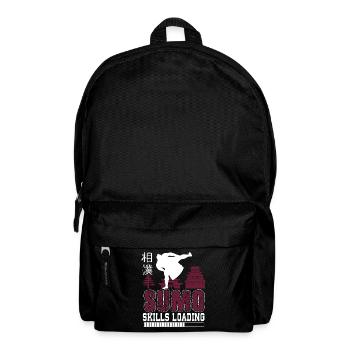 Sumo Skills Loading Japanes Wrestler Gift - Backpack - black - Front