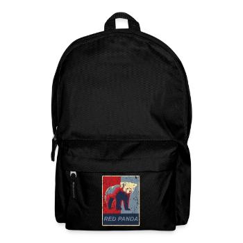 Roter Panda - Rucksack - Schwarz - Vorne