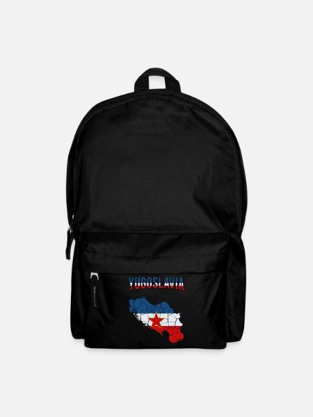 République fédérale de Yougoslavie pays contour cadeau - Sac à dos - noir