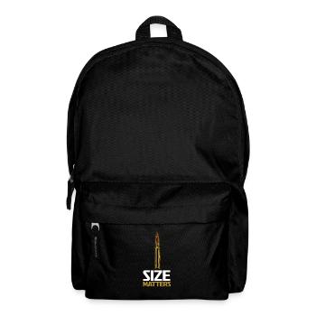 Kaliber Ausdauer Motiv - Rucksack - Schwarz - Vorne