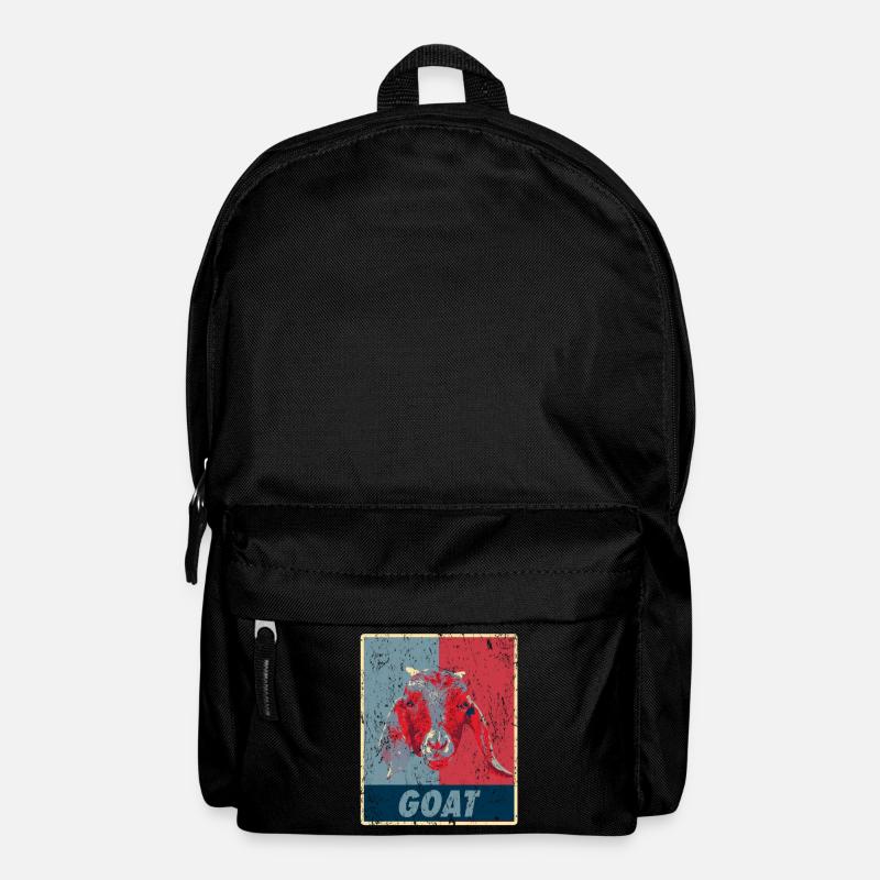 Ziege Retro - Rucksack - Schwarz