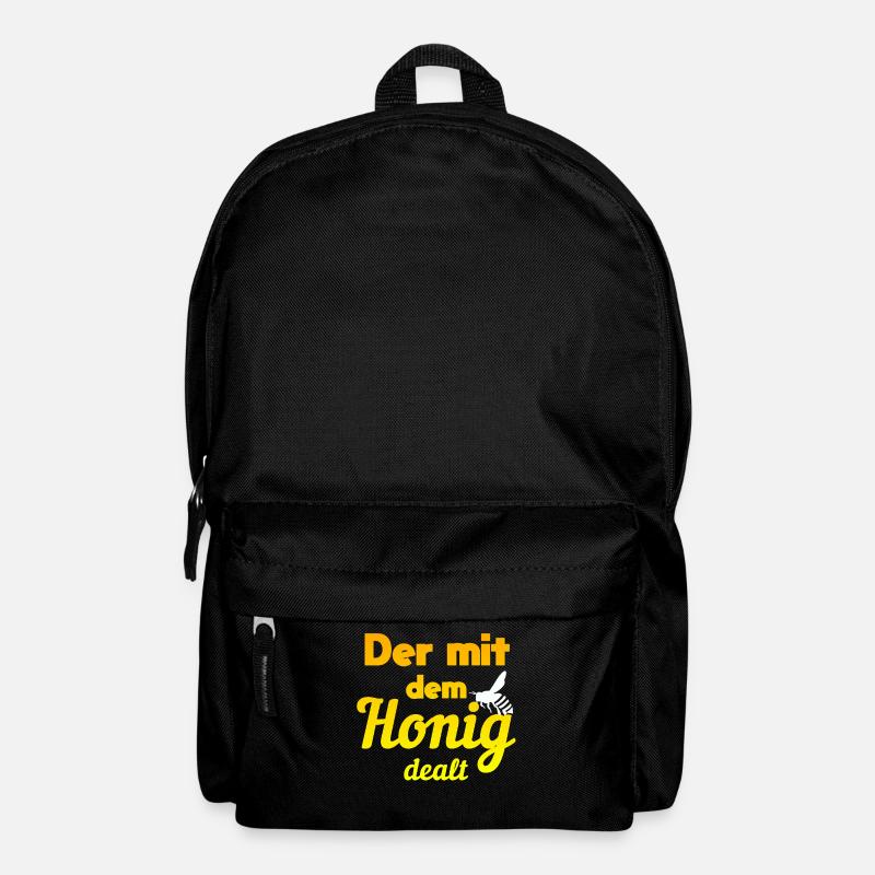 Imker Bienen Spruch Honig Geschenk - Rucksack - Schwarz