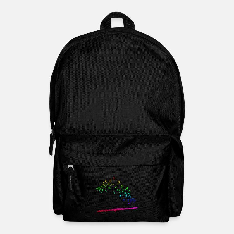 Flöte Klassische Musik - Rucksack - Schwarz