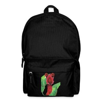 plante manger de la viande drôle enfants cadeau - Sac à dos - noir - Devant
