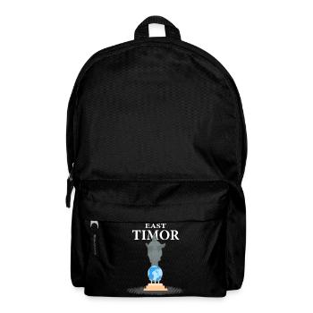 East Timor Dili holiday vacation gift - Backpack - black - Front