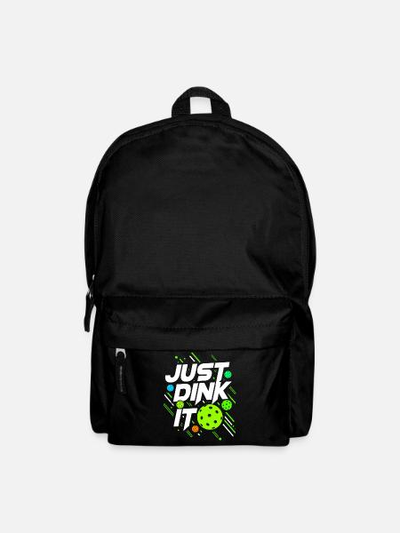 Pickleball Ball Sport Grandma Senior Grandpa Gift Idea - Backpack - black
