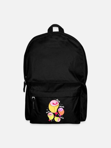 Blobfisch Tiefsee Grumpy Introvertiert Geschenk - Rucksack - Schwarz