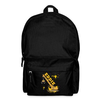 Eddie pelle pelle grue - Sac à dos - noir - Devant