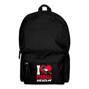 Pinball Pinball Pinball Machine Pinball Lever Game - Backpack - black - Front