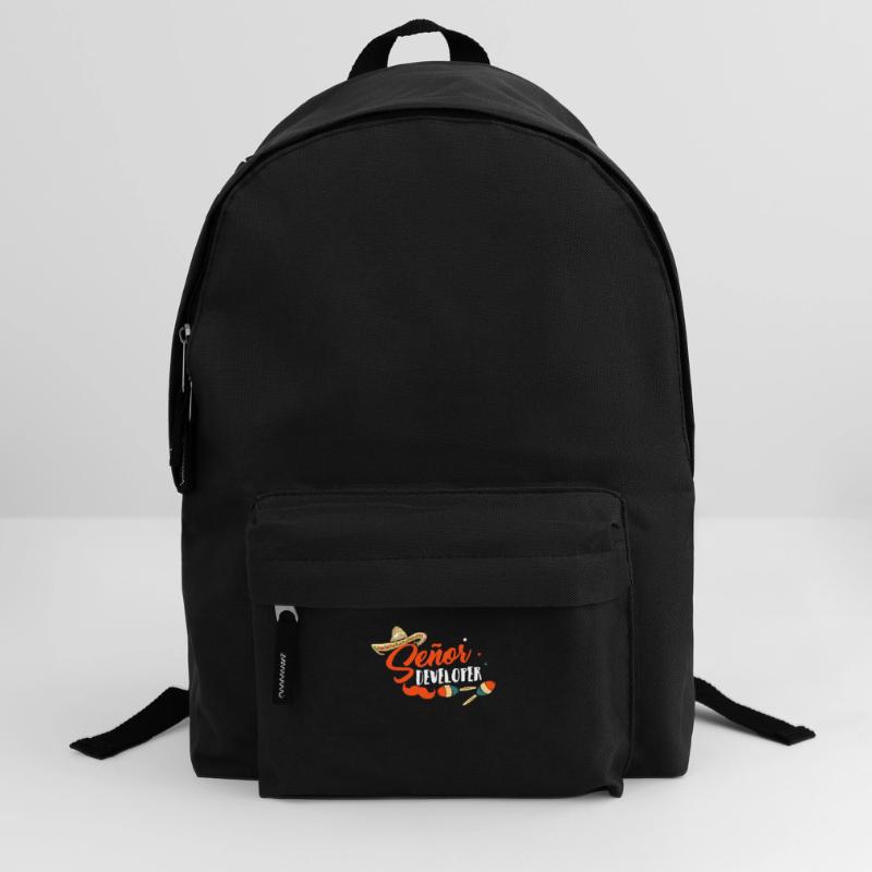 Programmierer Senior Developer Programmieren Rucksack
