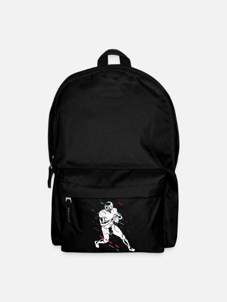 American football - Rucksack - Schwarz