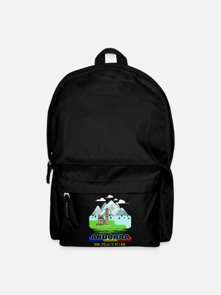 Andorra La Vella Zwergstaat Fürstentum Europa - Rucksack - Schwarz