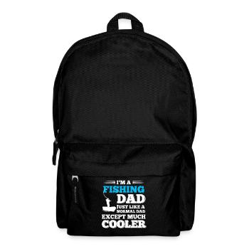 Fishing fishing dad - Backpack - black - Front