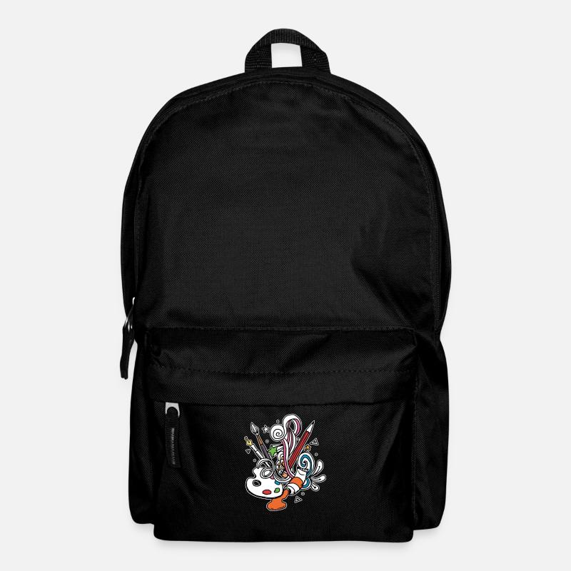 Künstler Farbpalette - Rucksack - Schwarz