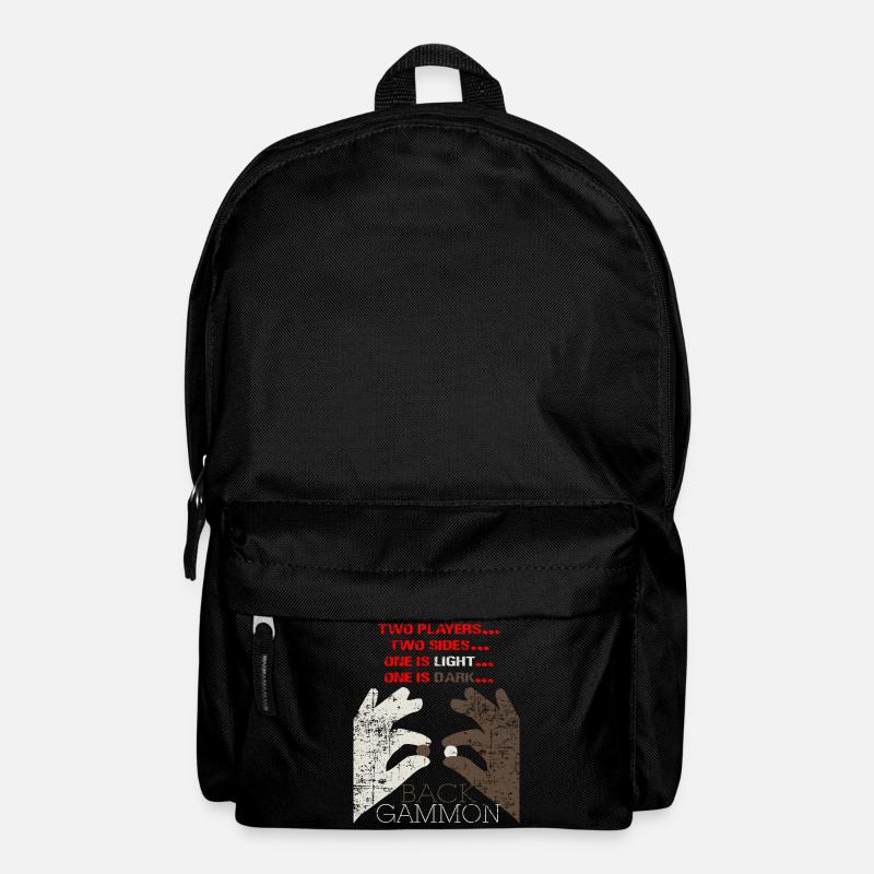 Backgammon jeu de société cadeau - Sac à dos - noir