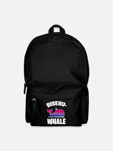 Bisexuwhale Bi Wal bisexueller Walfisch Bisexuwal - Rucksack - Schwarz