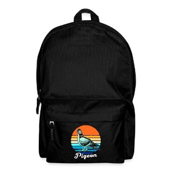Pigeon Racing Pigeon Fancier Carrier Pigeon Turtle Dove - Backpack - black - Front