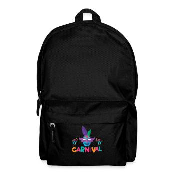 Karneval Fasching Fastnacht Helau Kostüm geschenk - Rucksack - Schwarz - Vorne