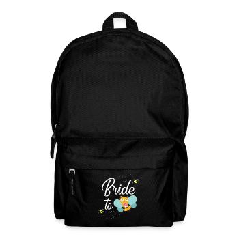Bride to Bee Biene Imker Hochzeit Braut Geschenk - Rucksack - Schwarz - Vorne