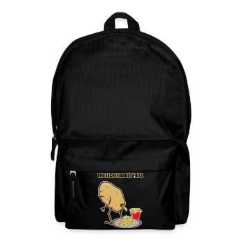 Fries Kartoffel Pommes Geheimnis Geschenk - Rucksack - Schwarz - Vorne