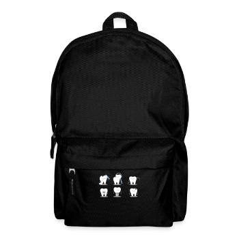 Lustig Zahnarzt Geschenk T-Shirt Zähne Arzt - Rucksack - Schwarz - Vorne