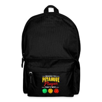 Pétanque Bocce Raffa Boule Sport Ball Petanque - Backpack - black - Front