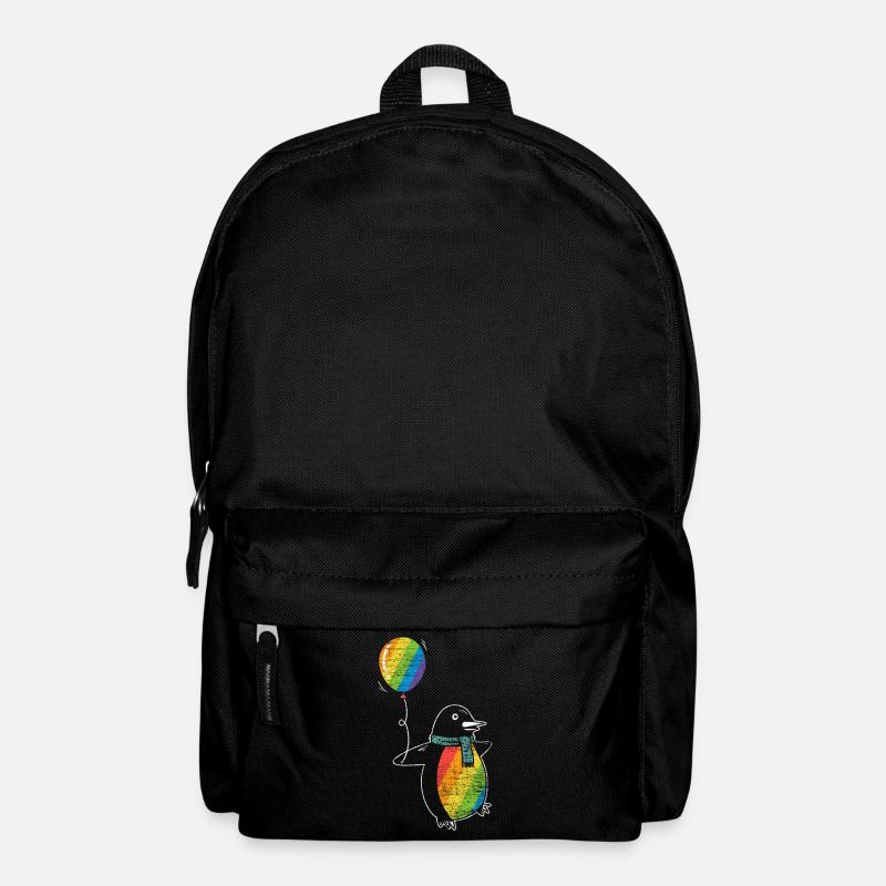 Pinguin LGBT - Rucksack - Schwarz