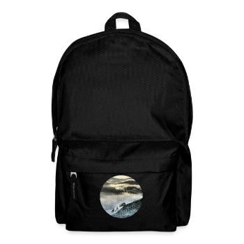 Flower of Life Panorama Art Style Gift - Backpack - black - Front