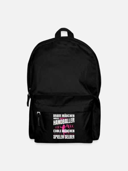 Handball Handballer Spruch - Rucksack - Schwarz