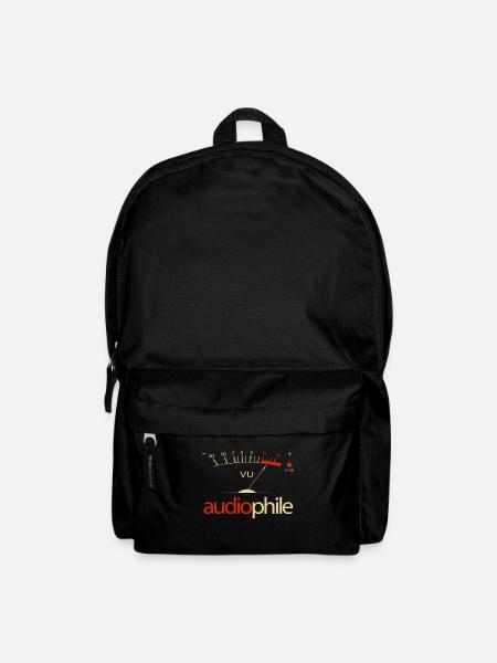 VU Meter Hi-Fi Vintage Stereo Audiophile - Backpack - black