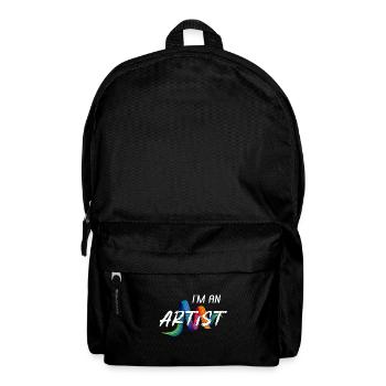 Künstler - Rucksack - Schwarz - Vorne