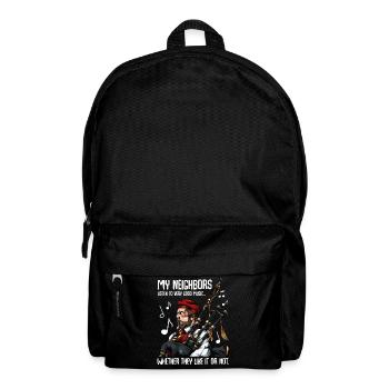 Dudelsack - Rucksack - Schwarz - Vorne