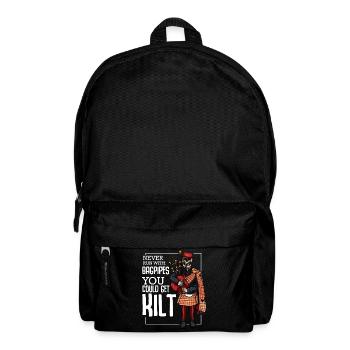 Dudelsack - Rucksack - Schwarz - Vorne
