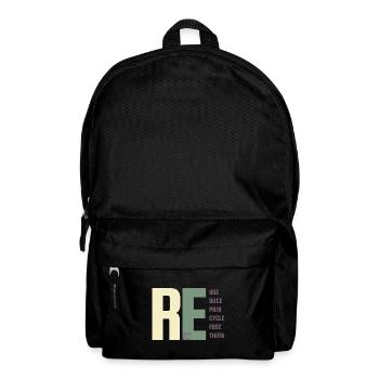 Sustainability, ecological, protest, climate change - Backpack - black - Front