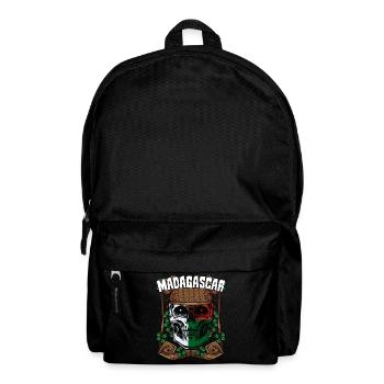 Cool Malagasy skull Madagascar gift - Backpack - black - Front