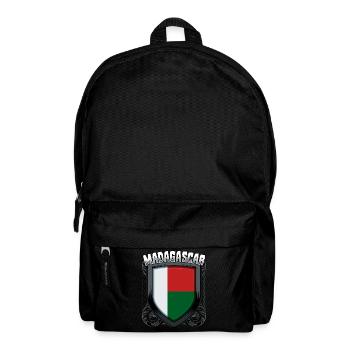 Malagasy Coat of Arms Cool Madagascar Gift Idea - Backpack - black - Front