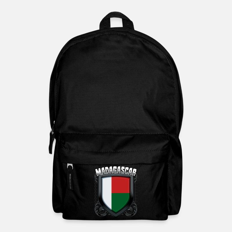 Blason malgache, une idée cadeau malgache à Madagascar - Sac à dos - noir