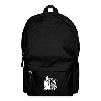 Astronaut fusée cosmonaute galaxie cadeau - Sac à dos - noir - Devant
