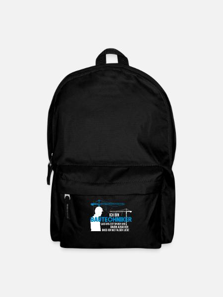 bautechniker - Rucksack - Schwarz